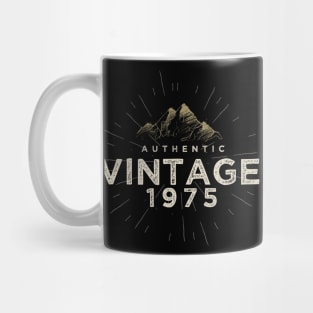 Authentic Vintage 1975 Birthday Design Mug